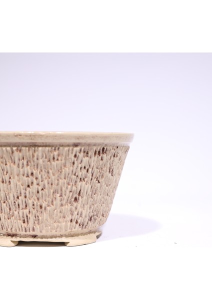 Yuvarlak Bonsai Saksısı No.59-Sırlı (14 Cm) modelleri