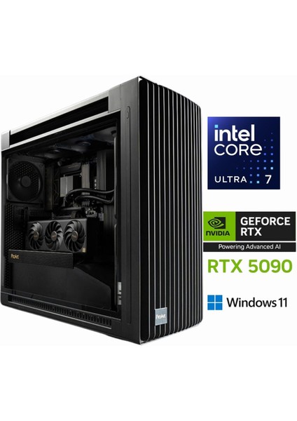 Proart PA602-000 Ultra 7 265K 32GB Ddr5 1tb M.2 Asus Rog Rtx 5090 32GB W11PRO Masaüstü Bilgisayar