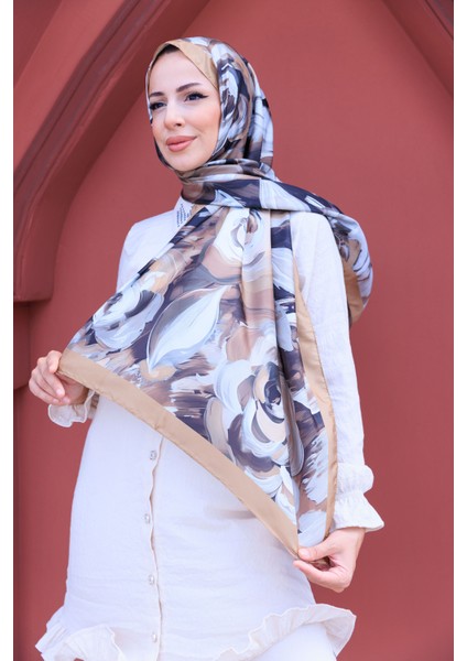 Akrilik Çiçek Desenli Ipeksi Vual Şal fırsatları