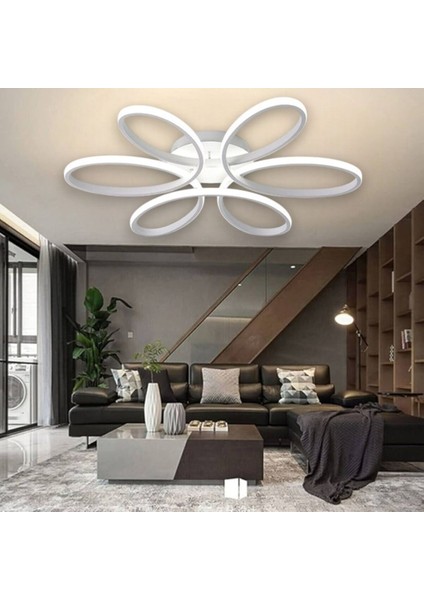 Modern LED Plafonyer, Beyaz Kasa ve Işık ile Şık Tavan Aydınlatması modelleri