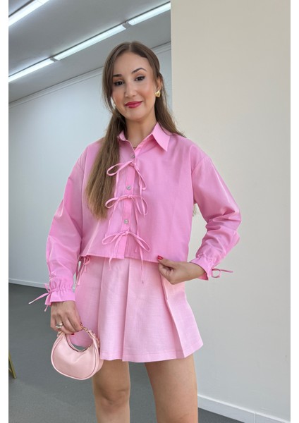 Fiona Ipli Tasarım Gömlek