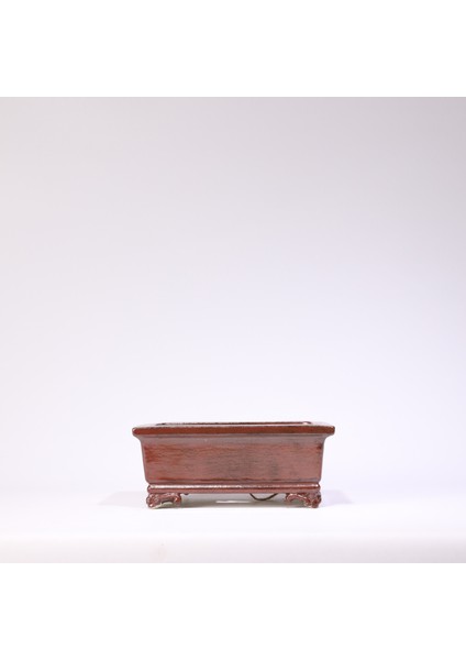 Köşeli Bonsai Saksısı No.10-Sırlı (30CM)