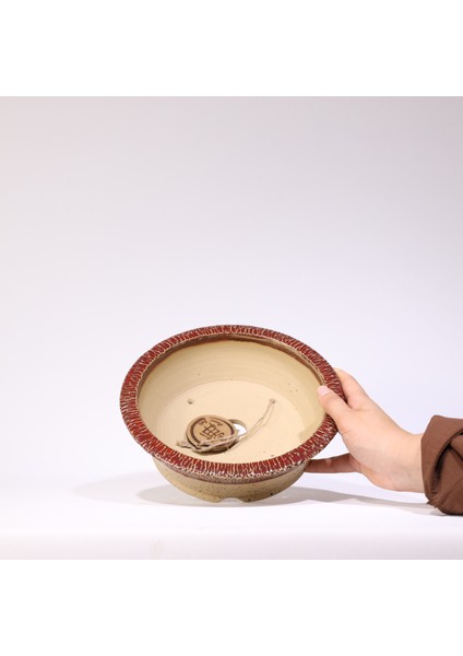 Yuvarlak Bonsai Saksısı No.65-Sırlı (23 Cm) fiyatları