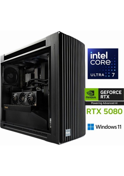 Proart PA602-078 Ultra 7 265K 192GB Ddr5 8tb+8tb M.2 Asus Rog Rtx 5080 16GB W11PRO Masaüstü Bilgisayar