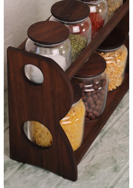 Nero - Bench - 8 Parça 2 Katlı Standlı Baharatlık Seti fiyatları