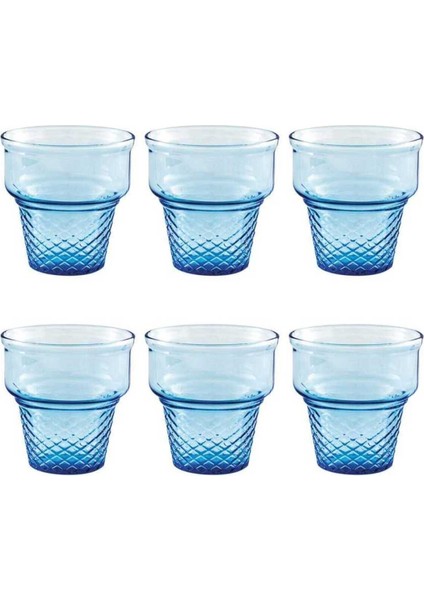 Mavi 6'lı Dondurmalık Seti, 245CC, Şık ve Kullanışlı Mutfak Aksesuarı