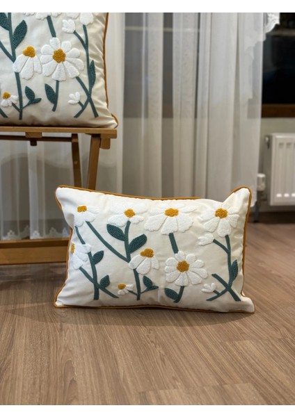 2'li Punch Işlemeli Nakışlı Panç Dekoratif Kırlent Kılıfı fiyatları