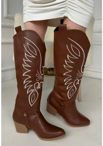 Jilla Taba Cilt Tak Çıkar Topuklu Bot ve Çizme modelleri