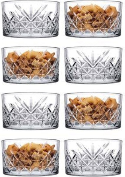 Turuncu 8'li Çerezlik Kase Takımı, Şık ve Kullanışlı Mutfak Aksesuarı