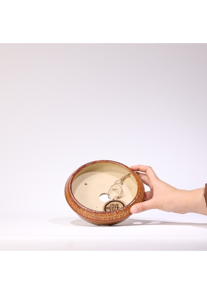 Yuvarlak Bonsai Saksısı No.55-Sırlı (16 Cm) fiyatları
