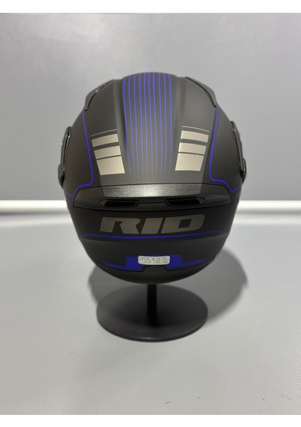 JK-902 Güneş Vizörlü Çene Açılır Kask H8 Blue indirimleri
