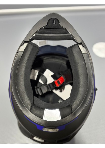 JK-902 Güneş Vizörlü Çene Açılır Kask H8 Blue