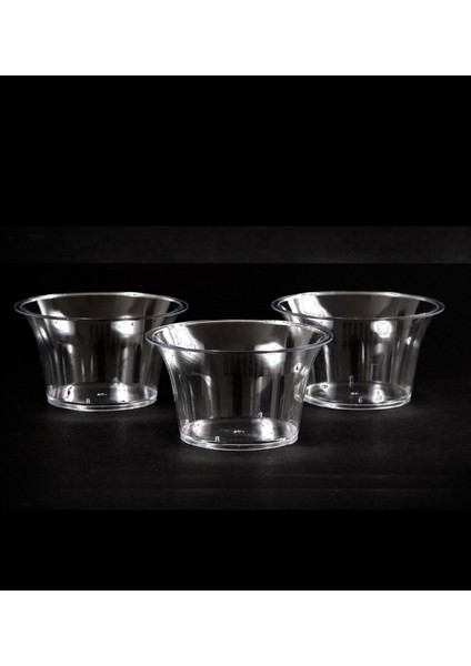 Şeffaf Kristal Tatlı Kabı 180CC 30'lu Paket