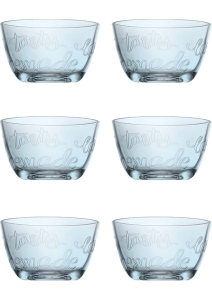 Turkuaz Renkli 6'lı Küçük Kase, 250 Cc, Şık ve Kullanışlı Tasarım