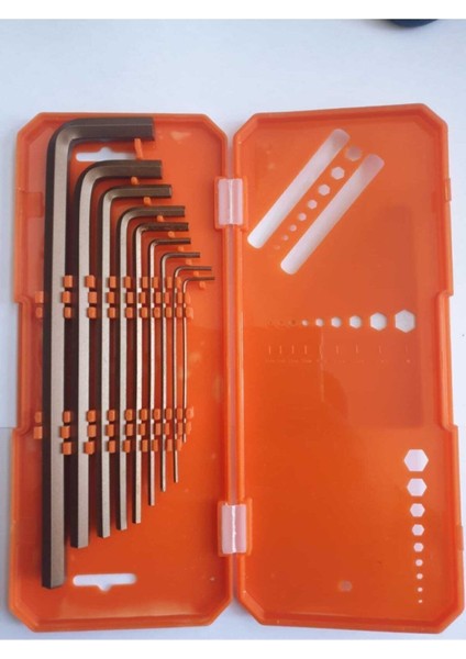 9 Parça Düz Kısa Alyan Takımı