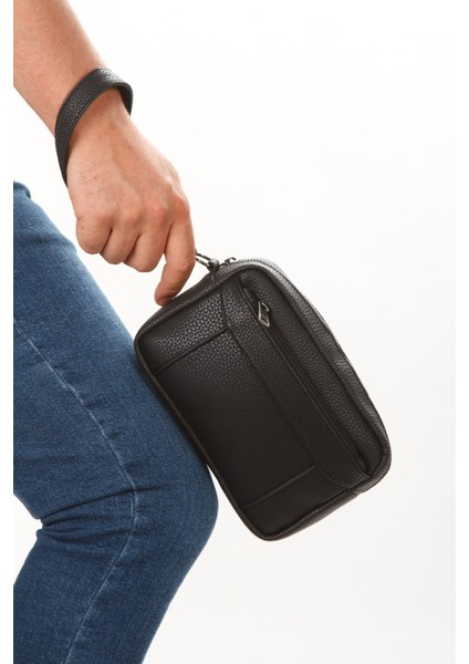 Erkek El Askılı Portföy Clutch El Çantası NEW256 - Siyah modelleri