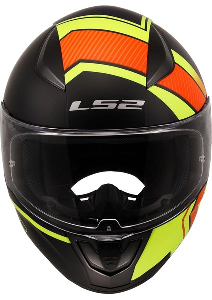 Rapid 2 Extra Full Face Kask Neon Sarı-Mavi M