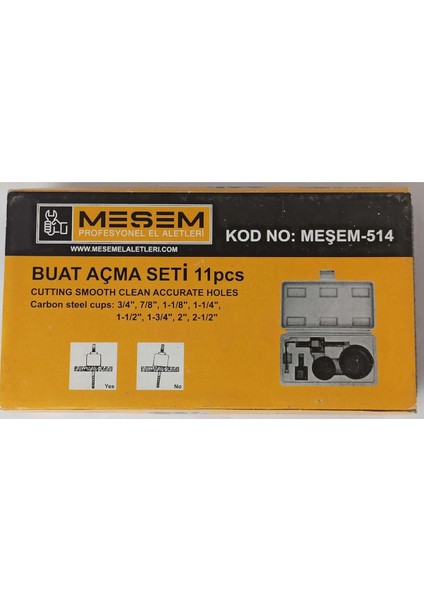 Buat Açma Seti 11 Pcs 19-64