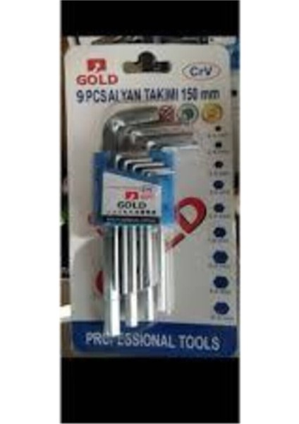 El Toro Tools 9 Parça Düz Alyan Takımı