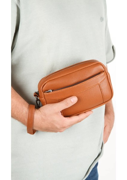 Erkek El Askılı Portföy Clutch El Çantası NEW256 - Taba fiyatları