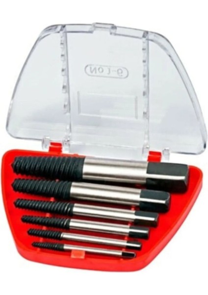 Makro Ters Klavuz Kılavuz Seti 6 Parça Kırılmış Vida Civata Sökme