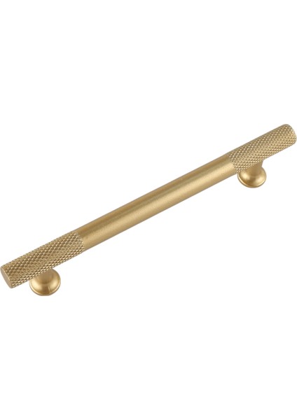 T Bar (Tırtıklı) Baklava Dilimli Mat Sarı Kulp Mobilya Mutfak Çekmece Kapak Kulbu