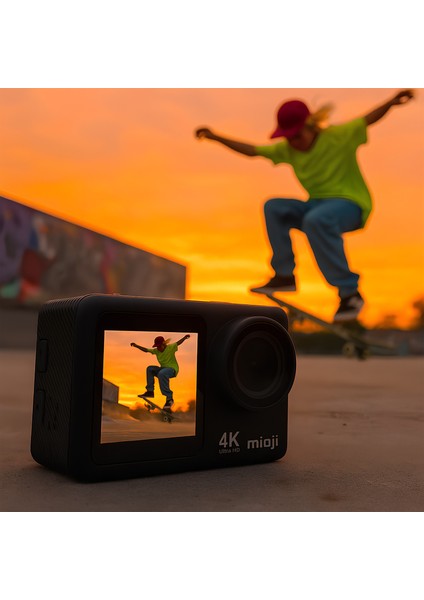 Action 12X 4K 60FPS 20MP Çift Ekran 170° Aksiyon Kamerası - Kumanda ve Mikrofon Hediyeli modelleri