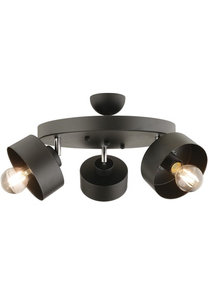 Modern 3'lü Siyah Plafonyer, Genç Odası, Mutfak ve Salon Şık Aydınlatma. fiyatları