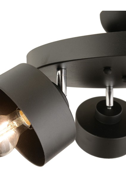 Modern 3'lü Siyah Plafonyer, Genç Odası, Mutfak ve Salon Şık Aydınlatma. modelleri