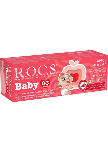 R.o.c.s.baby Diş Macunu 35ML 0-3 Yaş Elma fiyatları