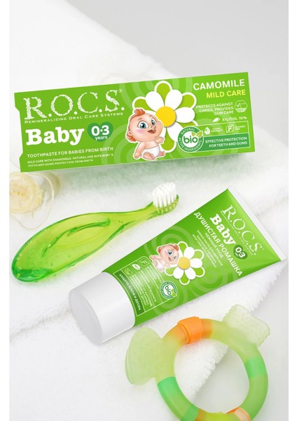 R.o.c.s.baby Diş Macunu 35ML 0-3 Yaş Papatya fırsatları