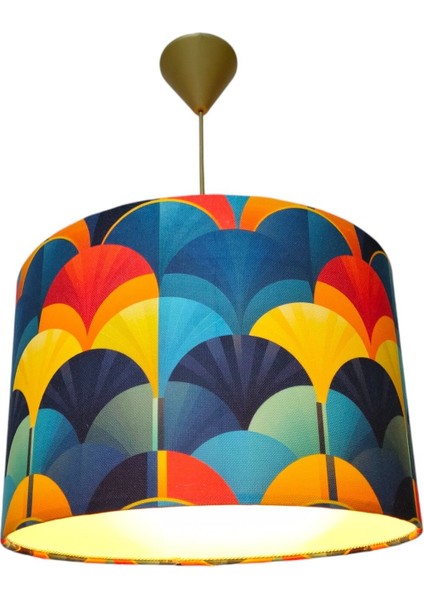 Şık Beyaz Kumaş Göksu Model Avize, Oturma Odası, Hol, Antre ve Balkon Için Ideal indirimleri