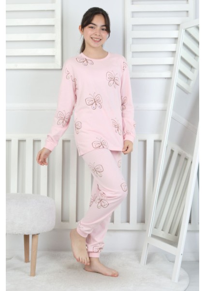Butterfly Garden Desenli Kız Çocuk Pijama Takımı indirimleri