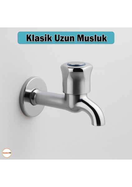 Klasik Uzun Musluk Pirinç Gövde Sızdırmaz Metal Dayanıklı Lavabo Musluğu Krom Paslanmaz Çeşme fiyatları