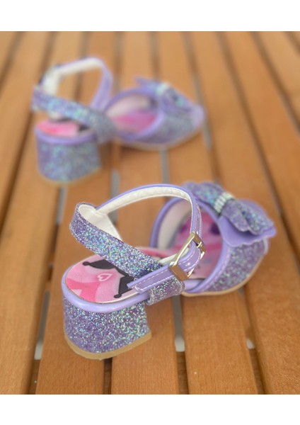 Çocuk Kuromi Topuklu Ayakkabı, Çocuk Kısa Topuklu Ayakkabı, Çocuk Abiye Ayakkabı modelleri