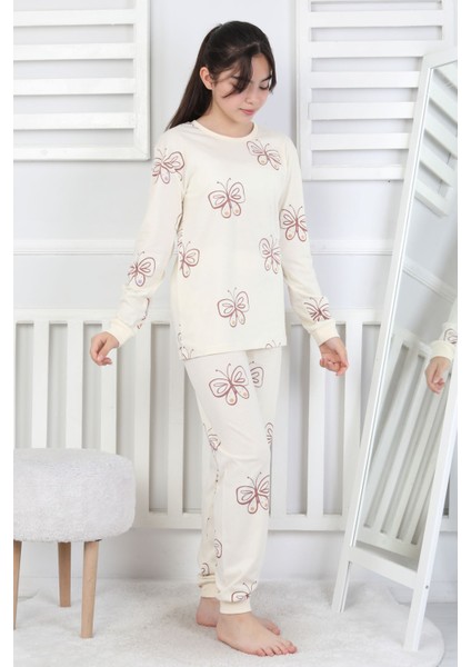 Butterfly Garden Desenli Kız Çocuk Pijama Takımı fiyatları