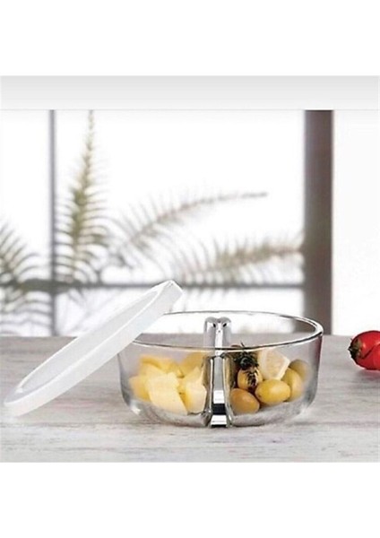 Çift Bölmeli Paslanmaz Kase, Sağlıklı ve Şık Mutfak Gereçleri