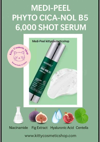 Medı-Peel Phyto Cıca-Nol B5 6,000 Shot Serum 50 Ml( peeling Serumu )