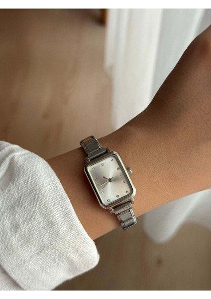 Beyaz Kadran Çelik Gümüş Kordon Nomination Kadın Kol Saati - 49 modelleri