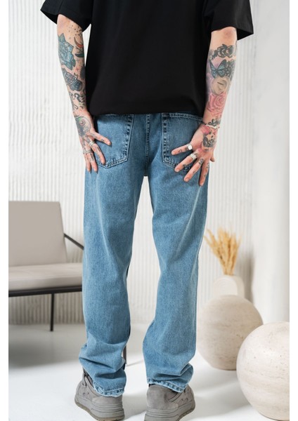 Erkek Siyah Oversize Bol Kesim Baskılı Tişört %100 Pamuk fırsatları