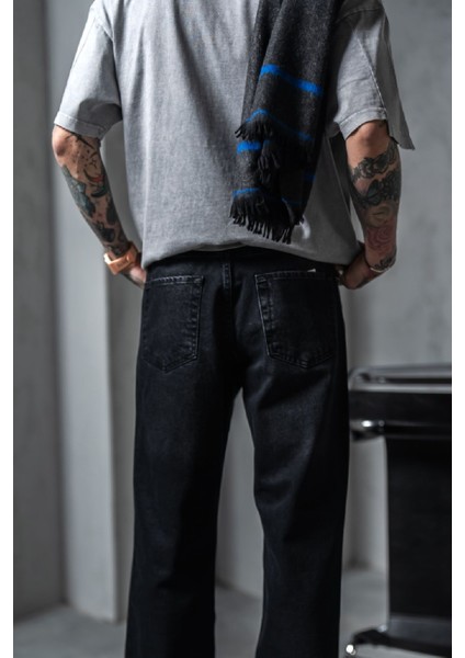 Erkek Gri Oversize Bol Kesim Tişört %100 Pamuk indirimleri