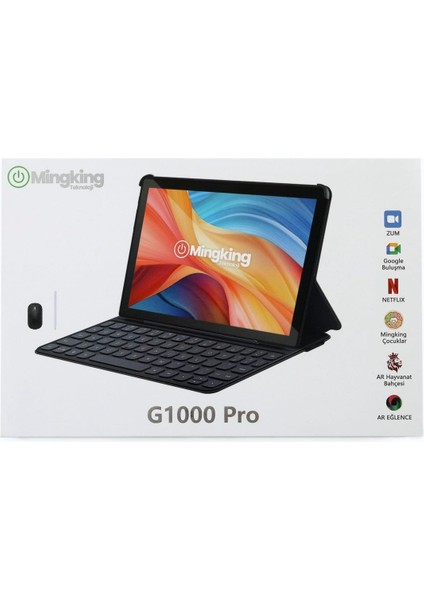 G1000 Pro Tab 16GB Ram 512GB Rom 10,1 Fhd Tablet Pc SİYAH (Tablet + Klavye + Kılıf + Kalem) fiyatları