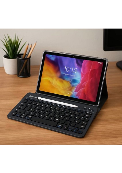 G1000 Pro Tab 16GB Ram 512GB Rom 10,1 Fhd Tablet Pc SİYAH (Tablet + Klavye + Kılıf + Kalem)