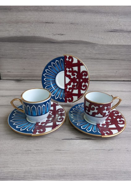 12 Parça 6 Kişilik Porselen Türk Kahvesi Fincan Takımı Olv Serisi fiyatları