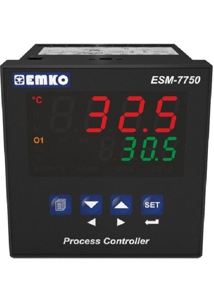 ESM-7750.12011/0000/0000 ,72X72MM 110V..220VAC Unıversal KONTAK-1A1K Proses Kontrol