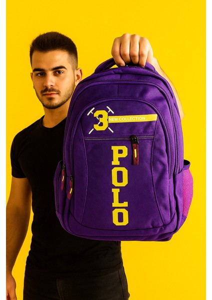 - Polo Okul Sırt Çantası (Usb Kablolu)