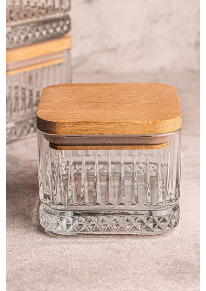 8'li Ahşap Kare Kapak, Vakumlu, Uyumlu, Şık ve Dayanıklı Tasarım fırsatları