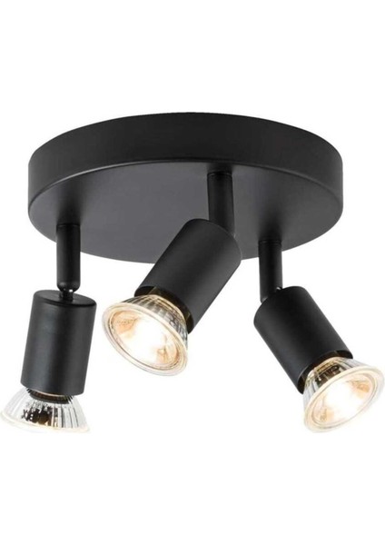 Üçlü LED Avize, 20 Cm, Gün Işığı, Ampullü, Şık Tasarım, Enerji Tasarruflu, Modern Görünüm