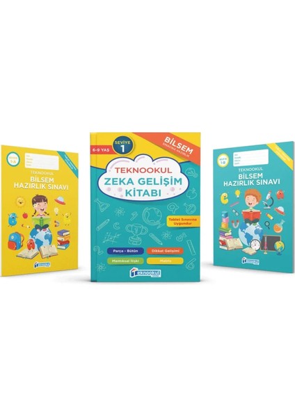 Tüm Sınıflar Için Bilsem Sınavı Hazırlık Seviye 1-2-3-4 ve Bilsem Hazırlık Mülakat Seti fırsatları