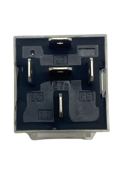 24V Röle 5 Uçlu 40 A Işıklı Şeffaf (Çift Platin) (30-85-86-87-87A) modelleri